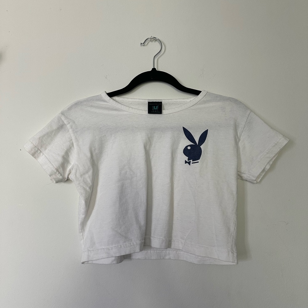 Vintage playboy 90s crop top